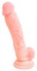 Dildo silikonowe medyczne z przyssawką 18 cm
